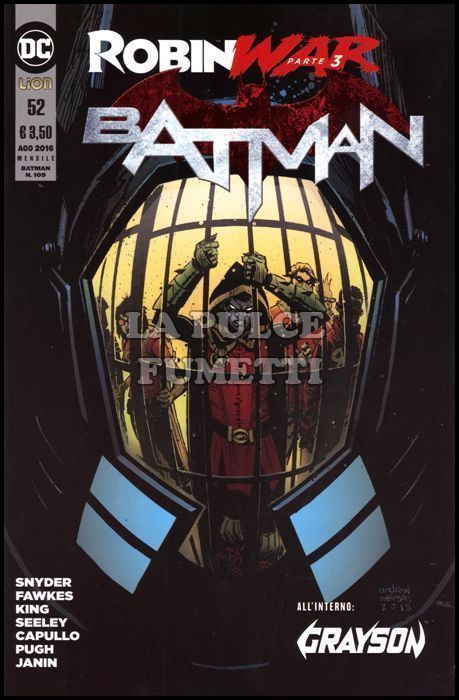 BATMAN #   109 - NUOVA SERIE 52 - ROBIN WAR PARTE 3